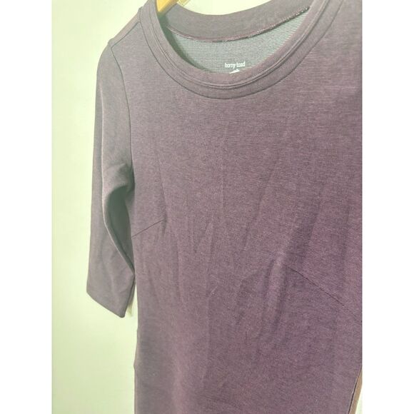 Toad&Co Dress Women's XS Purple Plum Nixi Athletic Hiking Outdoor 3/4 sleeve - Picture 5 of 7